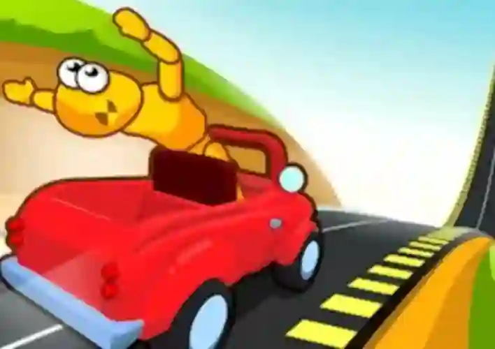 თამაში Downhill Car Ride Crash Test ონლაინ