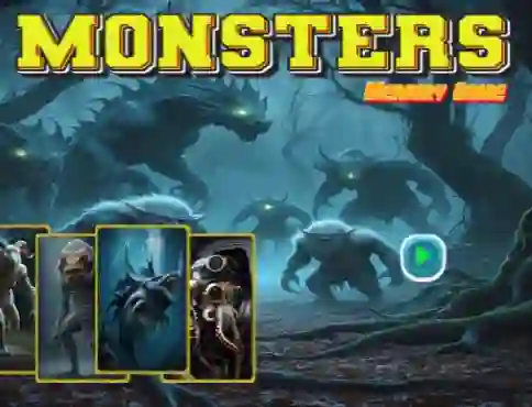 თამაში Monsters Memory Game ონლაინ