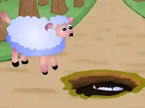 თამაში Help Fallen Down Sheep Baby ონლაინ
