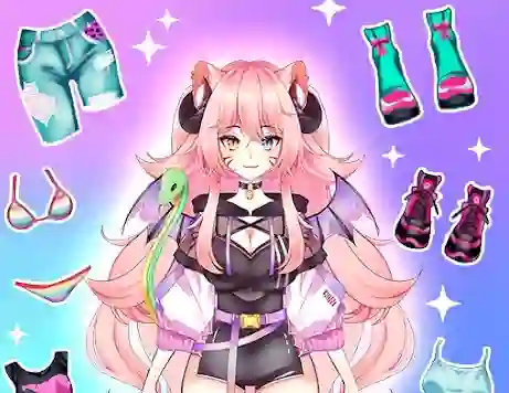 თამაში Anime Dress Up Moe ონლაინ