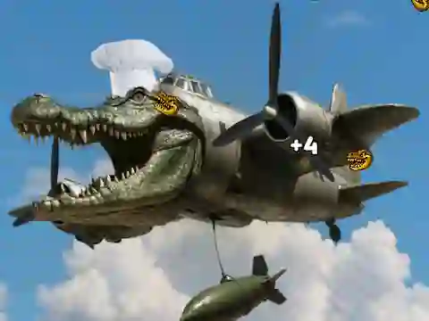 თამაში Bombardino Crocodilo Clicker ონლაინ