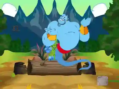 თამაში Escape From Wonder Genie Land ონლაინ