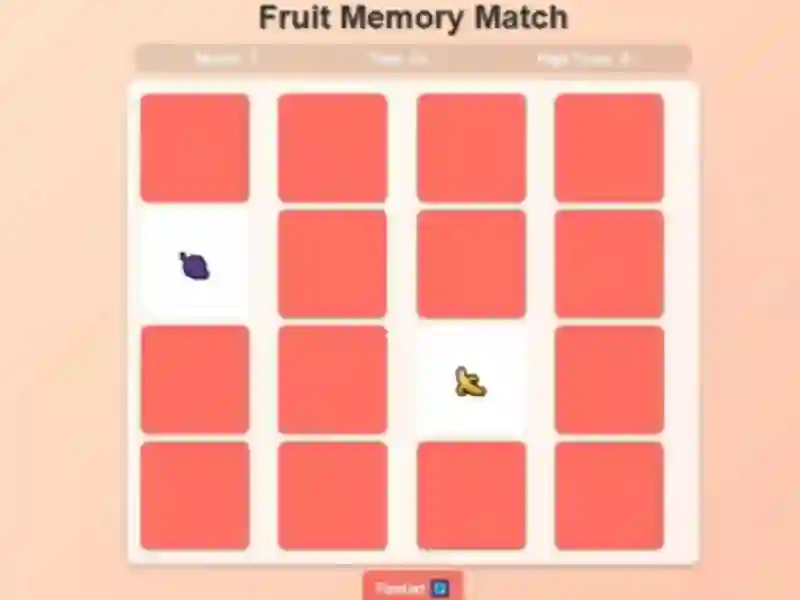 თამაში Fruit Memory Match ონლაინ