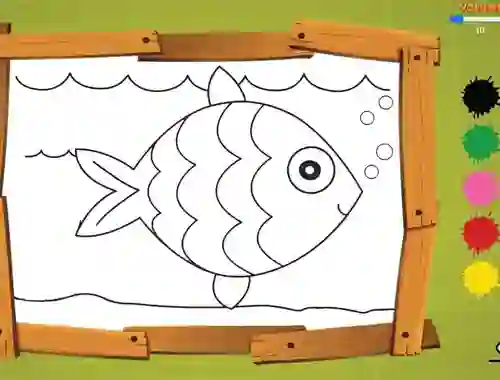 თამაში Kids Colour Game ონლაინ