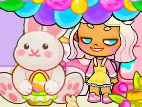 თამაში Jigsaw Puzzle: Avatar World Easter Party ონლაინ