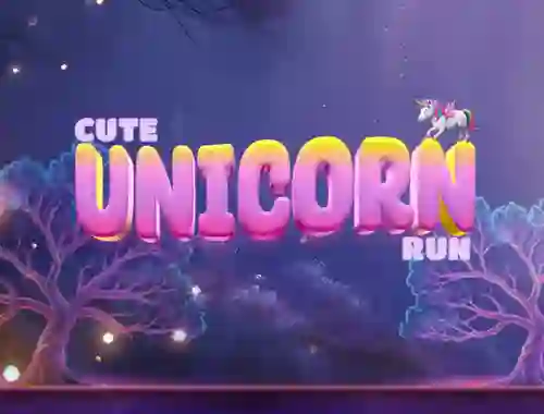თამაში Cute Unicorn Run ონლაინ