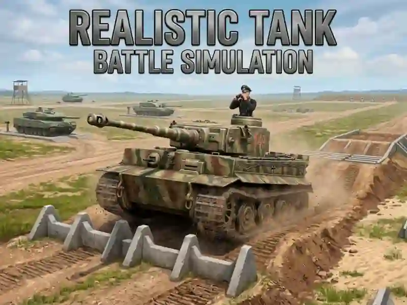 თამაში Realistic Tank Battle Simulation ონლაინ