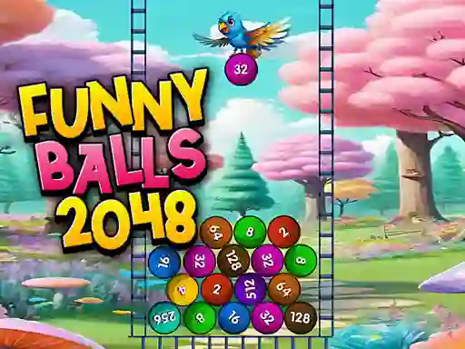 თამაში Funny Balls 2048 ონლაინ