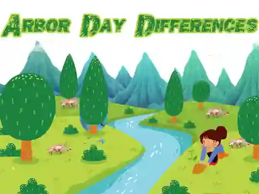 თამაში Arbor Day Differences ონლაინ