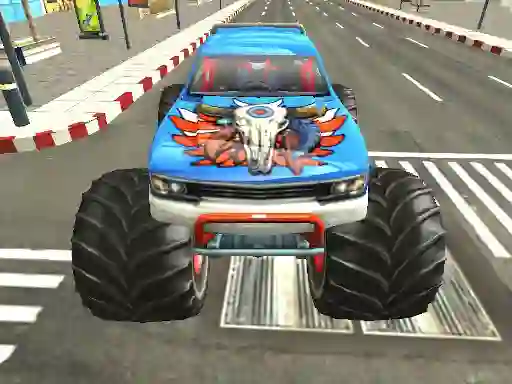 თამაში Monster Truck City Parking ონლაინ
