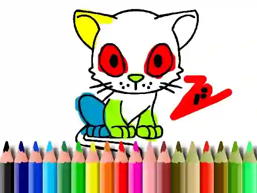 თამაში Back To School: Cat Coloring ონლაინ