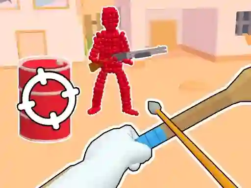 თამაში Stickman Archer: Shooting Arrows at Reds ონლაინ
