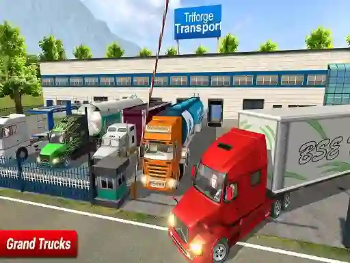 თამაში Ultimate Off Road Cargo Truck Trailer Simulator ონლაინ
