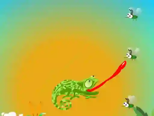 თამაში Chameleon Want Eat ონლაინ