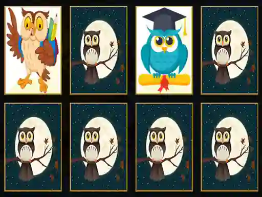 თამაში Cute Owl Memory ონლაინ