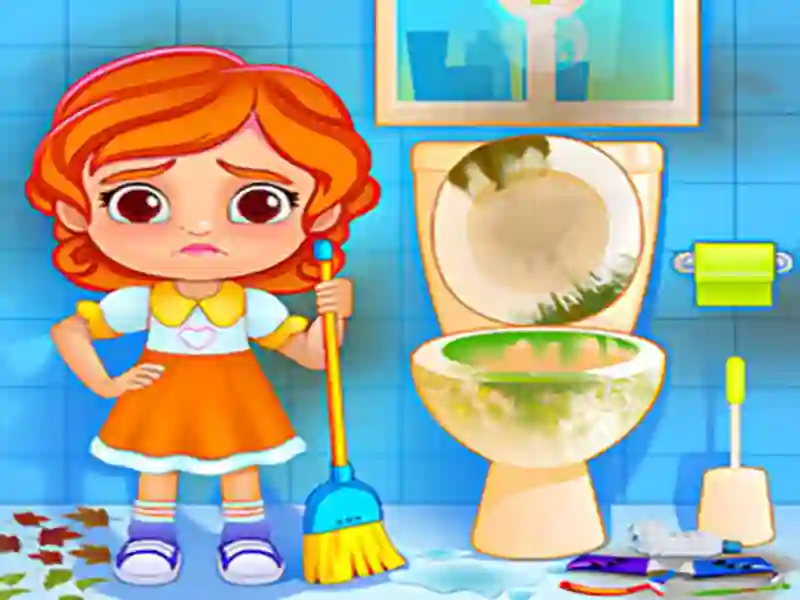 თამაში Kids House Cleanup ონლაინ
