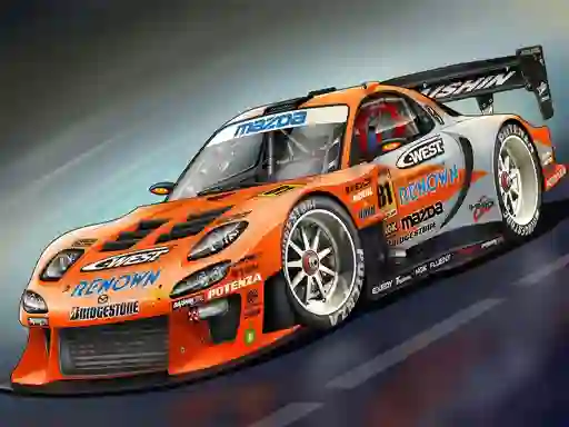 თამაში Race Car Slide ონლაინ