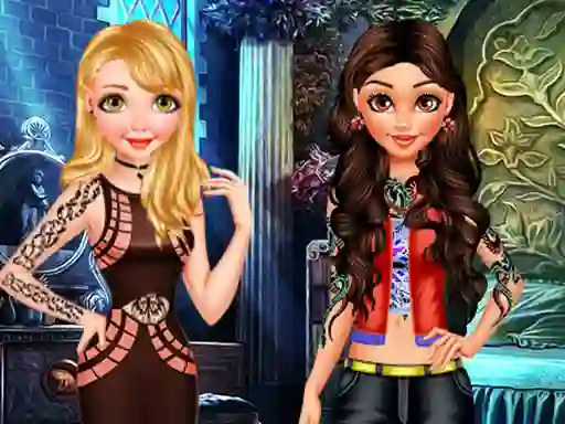 თამაში Princess Bad Girls Makeover ონლაინ
