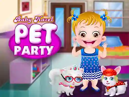თამაში Baby Hazel pet party ონლაინ
