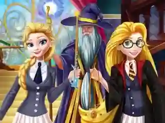 თამაში Princesses at School of Magic ონლაინ