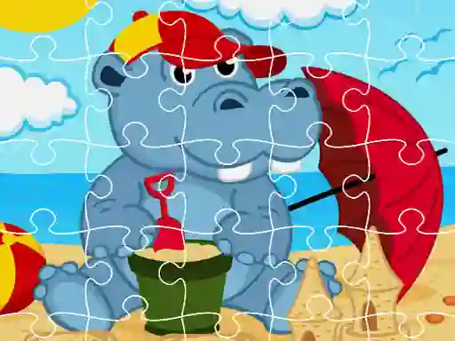 თამაში Hippo Jigsaw ონლაინ