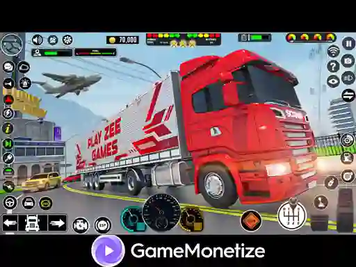 თამაში Crazy car transport truck ონლაინ