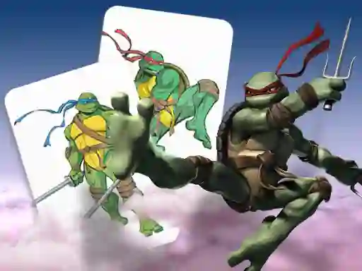 თამაში Ninja Turtles Memory card Match ონლაინ