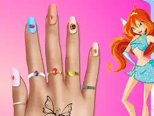 თამაში Winx Nail Makeover ონლაინ