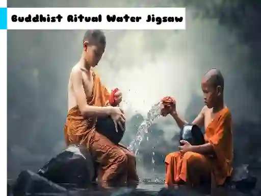 თამაში Buddhist Ritual Water Jigsaw ონლაინ