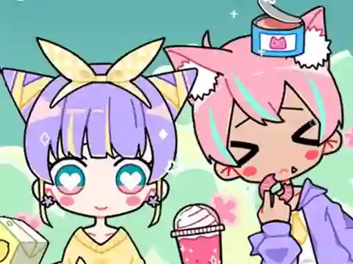 თამაში Cute Girl Avatar Maker ონლაინ