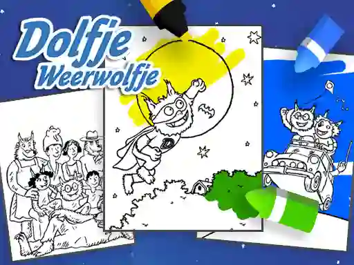 თამაში Coloring Alfie The Werewolf ონლაინ