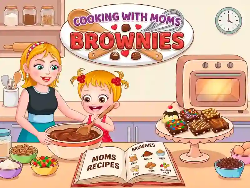 თამაში Moms Recipes Brownies ონლაინ