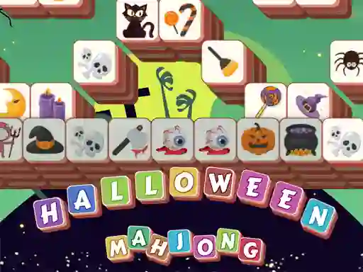 თამაში Halloween Mahjong Tiles ონლაინ