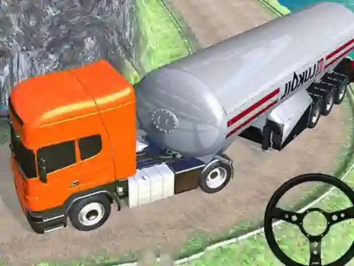 თამაში Off road oil tanker transport truck ონლაინ