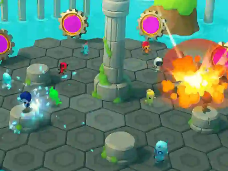 თამაში Rumble Rush.io ონლაინ