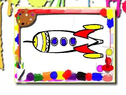 თამაში Rockets Coloring Book ონლაინ