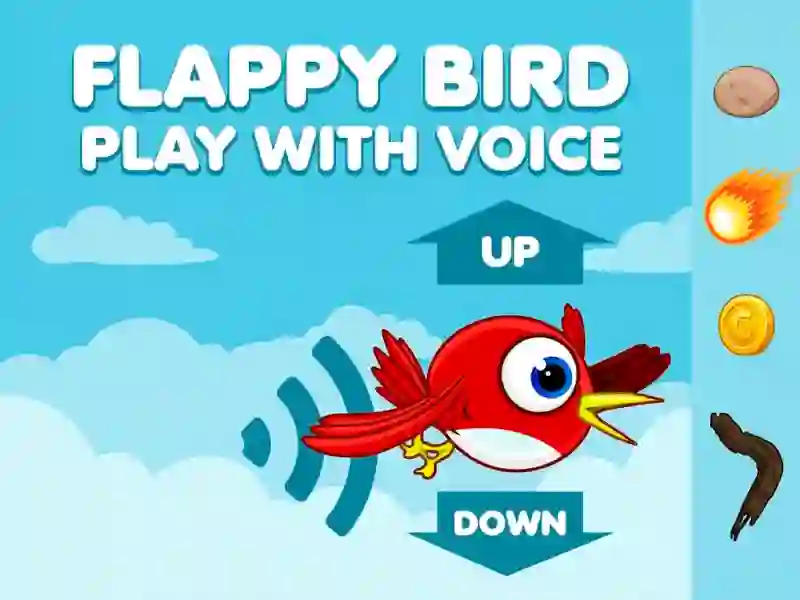 თამაში Flappy Bird Play with Voice ონლაინ