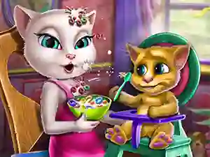 თამაში Angela Toddler Feed ონლაინ