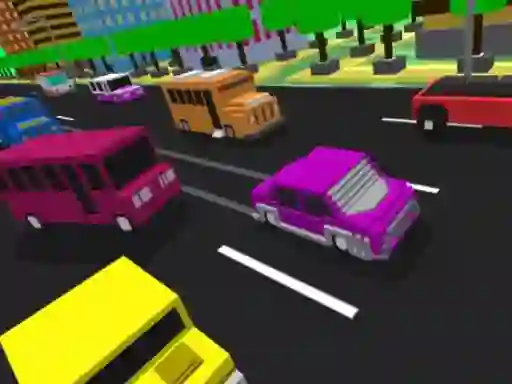 თამაში Blocky Highway Racing ონლაინ