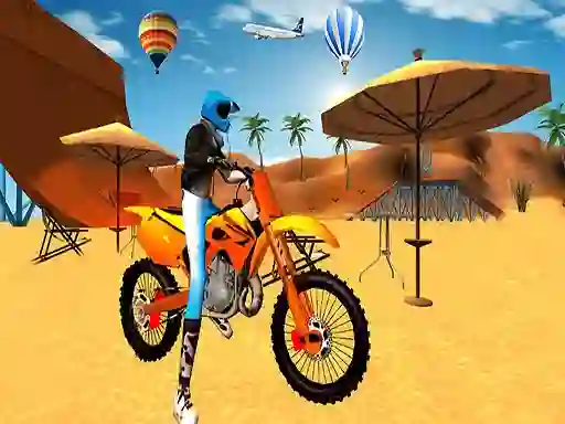 თამაში Motocross Beach Game: Bike Stunt Racing ონლაინ