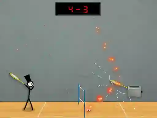 თამაში Stick Figure Badminton 3 ონლაინ
