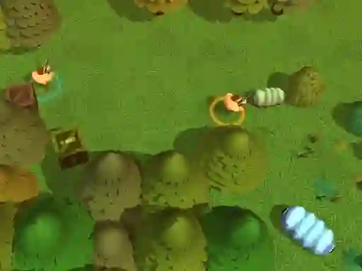 თამაში Worms Combat Coop ონლაინ