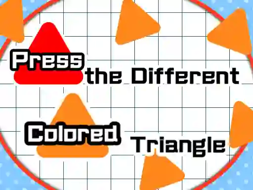 თამაში Press The Different Colored Triangle ონლაინ