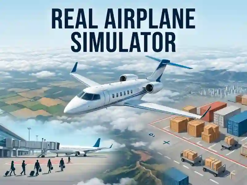 თამაში Real Airplane Simulator ონლაინ