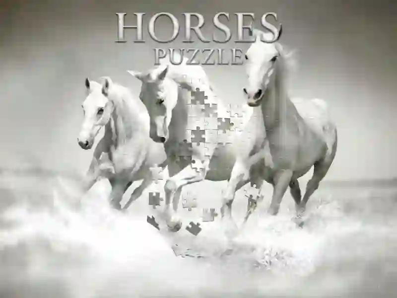თამაში Horses Puzzle ონლაინ