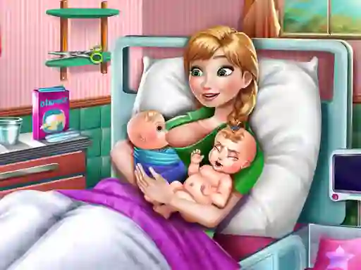 თამაში Ice Princess Twins Birth ონლაინ