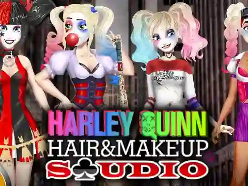 თამაში Harley Quinn Hair and Makeup Studio ონლაინ