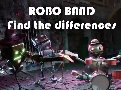 თამაში Robot Band - Find the Differences ონლაინ