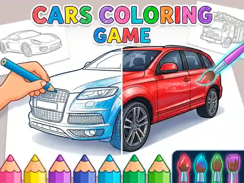 თამაში Cars Coloring Game ონლაინ