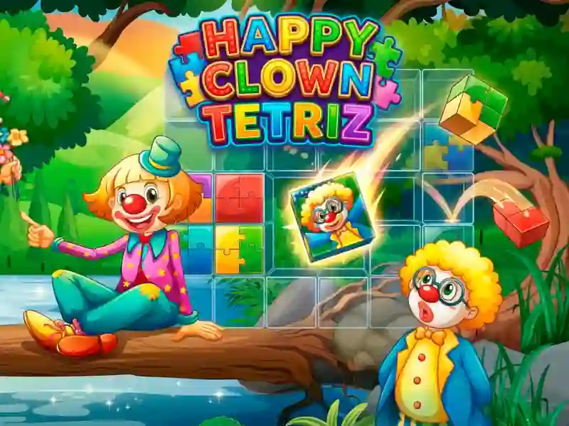 თამაში Happy Clown Tetriz ონლაინ
